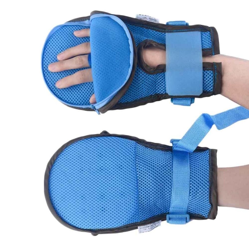 CHOYTONG Safety Dementia Restraint Mitts, Hands Finger Control Glove, Prevent Scratching for Elderly Patient, 2 Pcs (S) CHOYTONG Safety Dementia Restraint Mitts, Hands Finger Control Glove, Prevent Scratching for Elderly Patient, 2 Pcs (S)