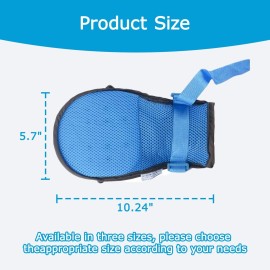 CHOYTONG Safety Dementia Restraint Mitts, Hands Finger Control Glove, Prevent Scratching for Elderly Patient, 2 Pcs (S) CHOYTONG Safety Dementia Restraint Mitts, Hands Finger Control Glove, Prevent Scratching for Elderly Patient, 2 Pcs (S)