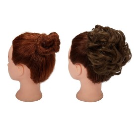FUTATA Messy Hair Bun Hair Scrunchies Extension Curly Wavy Messy Synthetic Chignon for Women Updo Hairpieces FUTATA Messy Hair Bun Hair Scrunchies Extension Curly Wavy Messy Synthetic Chignon for Women Updo Hairpieces
