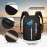 Piscifun Dry Bag Waterproof, Floating Dry Backpack, Lightweight Waterproof Dry Bag with Waist Pouch and Phone Case for Kayaking, Camping, Beach, Boating & Swimming for Men & Women Black 10L