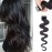 Rich Choices Tape in Hair Extensions Human Hair 40pcs 100g Balayage Jet Black 100% Remy Hair Extensions Real Human Hair Seamless Curly Wavy Tape in Hair of 20 inch 01