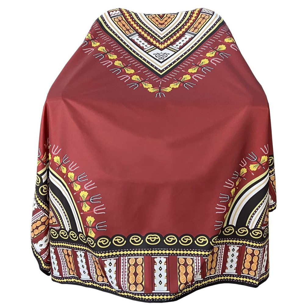 Pelocapa Barber Capes for Men, Haircut Cape with Snap Closures, Professional Salon Cutting Cape, Large Waterproof Hairdressing Cape Gown for Hairstylist- 63 56 (Red)