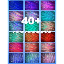 Leoity Star Projector for Bedroom, Aurora Projector with Remote Control; 3-in-1 Nothern Light with Bluetooth Speaker, Built-in White Noise and Timer for Both Kids and Adults - Black