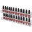 6 Pack Nail Polish Shelves for Wall,Hanging Clear Acrylic Nail Polish Rack Wall Mounted Shelf for Nail Salon Wall Essential Oil Shelf,Gel Fingernail Polish Holder and Tattoo Studio Decor Paint