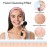 3 Pieces Facial Cleansing Brush Acrylic Handle Face Scrubbers Soft Bristle Exfoliator Cleaner Brush Scrub Exfoliating Facial Scrubber for Face Care Makeup Skincare Removal(Black)