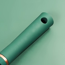 Reazana Detangling Brush Anti-Static Detangler Hair Brushes with Silicone Cushion Base Blow Drying Comb Nylon Bristle Pins Fashion Massage Brush Wet or Dry All Hair Types Styling Dark Green (Oval)