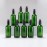 YIZHAO Green Glass Spray Bottles 4oz, with Small Fine Mist Spray, Metal Cap, Refillable for Essential Oil,Travel,Cleaning,Perfume,Aromatherapy,Makeup - 9 Pcs