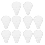 OSALADI PVC Makeup Brushes Cover 10pcs Make Up Brushes Protector Cosmetics Brush Protector (Not include the Brushes)