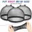 Chuangdi 50 Pcs Mesh Net Stocking Wig Cap Stretchy Nylon Liner Weaving Close End Fishnet Wig Cap for Women Men(Black and Light Brown)