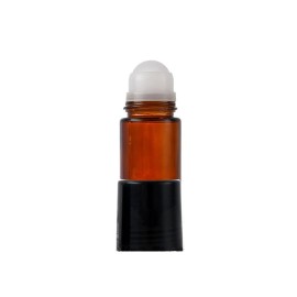 Wresty 1.7 Oz/50ml Glass Roll On Bottles - Leak-Proof DIY Deodorant Container Amber Glass Roller Bottles For Essential Oils, Perfume, Cosmetics, Sunscreen, Moisturizer
