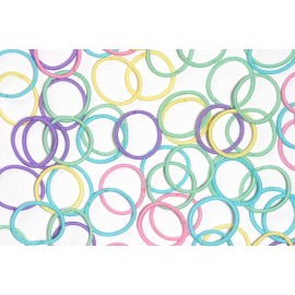 Youxuan Small Hair Elastics for Girls, Soft and Comfy Rubber Bands, 100 PCS Hair Ties, Multi Color Youxuan Small Hair Elastics for Girls, Soft and Comfy Rubber Bands, 100 PCS Hair Ties, Multi Color