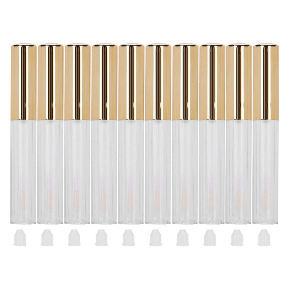 10pcs Empty Lip Gloss Tubes with Wand, 1.5ml Plastic Transparent Empty Refillable Lip Balm Bottle, Reusable Liquid Lipstick Storage Bottle 10pcs Empty Lip Gloss Tubes with Wand, 1.5ml Plastic Transparent Empty Refillable Lip Balm Bottle, Reusable Liquid Lipstick Storage Bottle