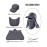 ELLEWIN Outdoor Sun Hat for Men Women UPF 50+ Fishing UV Hat with Neck Flap Face Cover for Sun Protection