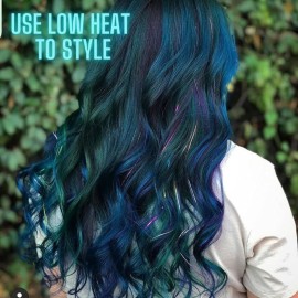 Hair Tinsel Strands, Rainbow Glitter Feather Extensions, Silk Tensil Fairy Hair Tensile Pack (Rainbow Tinsel Pack) Hair Tinsel Strands, Rainbow Glitter Feather Extensions, Silk Tensil Fairy Hair Tensile Pack (Rainbow Tinsel Pack)