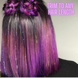 Hair Tinsel Strands, Rainbow Glitter Feather Extensions, Silk Tensil Fairy Hair Tensile Pack (Rainbow Tinsel Pack) Hair Tinsel Strands, Rainbow Glitter Feather Extensions, Silk Tensil Fairy Hair Tensile Pack (Rainbow Tinsel Pack)