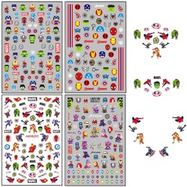 Cute Cartoon Nail Art Stickers 3D Self Adhesive Nail Decals Anime Kawaii Nail Sticker Designer Nail Supplies for Boys Kids Girls Manicure Tips Party Decoration (4 Sheets) Cute Cartoon Nail Art Stickers 3D Self Adhesive Nail Decals Anime Kawaii Nail Sticker Designer Nail Supplies for Boys Kids Girls Manicure Tips Party Decoration (4 Sheets)