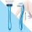 Honoson 30 Pieces Bikini Razors Bikini Trimmer for Women Small Disposable Travel Accessories Armpit Hair Removal Beauty for Body Cosmetic Tool(Light Pink, Light Yellow, Light Blue)
