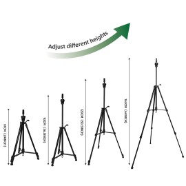 Wig Tripod Mannequin Head Stand 24-64 Inch Adjustable Anti-slip Foot Pad stand tripod Aluminum Metal Weight Hook for Training Hairdressing Cosmetology with Pocket Wig Tripod Mannequin Head Stand 24-64 Inch Adjustable Anti-slip Foot Pad stand tripod Aluminum Metal Weight Hook for Training Hairdressing Cosmetology with Pocket