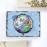 Compact Mirror-Mother of Pearl Magnifying Mirror-One-Touch Travel Makeup Mirror-Elegant Handheld Mirror with Floral Design-Dual-Sided Portable Mirror-Traditional Korean Painting(Butterfly TreePeony)
