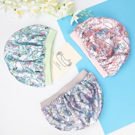 Aileam 3 Pieces Kids Satin Bonnet Unicorn Sleep Cap Silk Wide Elastic Band Sleeping Cap Soft Silk Double Layer Night Hair Hats for Teens Toddler Child Baby Multicoloured Aileam 3 Pieces Kids Satin Bonnet Unicorn Sleep Cap Silk Wide Elastic Band Sleeping Cap Soft Silk Double Layer Night Hair Hats for Teens Toddler Child Baby Multicoloured
