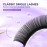 NAGARAKU Eyelash Extensions 0.15mm C curl 16-20mm Mix Tray Individual Lashes Classic Matte Black 16 Rows Professional Beauty Salon Supplies