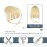 BARSDAR Real Human Hair Clip in Bangs - Human Hair Clip in Bangs for Women - Light Blonde Wispy Bangs Extensions Fringe with Temples Dyeable Real Hair Bangs Hairpieces - Bleach Blonde