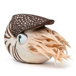 ZHONGXIN MADE Simulation Nautilus Plush Toy - Lifelike Real Life Chambered Nautilus Stuffed, Animal Toy Soft Sea Life Toys Gifts for Kids, 8 Inches