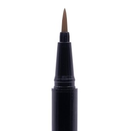 Arches & Halos Fine Bristle Tip Pen - Creamy, Buildable Formula for Shaping and Defining Eyebrows - Waterproof, Long Lasting, 24 Hour Color - Precise Bristled Applicator Tip - Natural Brown - 0.02 oz