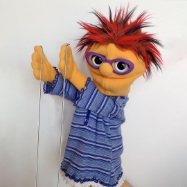 Jakeei 2 Pack 16 inch Puppet Handles Arm Control Rod Metal Puppet Stick Accessory for Small and Large Puppets