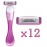 ShaveMOB 3-Blade Women\'s Razor Kit (Flex Head Handle + 12 Refills) - The Practical Shaving Kit
