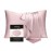 ATreebag Pillowcase 100% Mulberry Silk for Hair and Skin, Double Sided 19 Momme Pure Silk Pillow Case with Hidden Zipper and Gift Box (Light Plum, 1 PC, Toddler 13x18)
