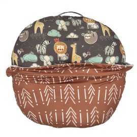 Newborn Lounger Cover for Original Baby Pillow (Rust)