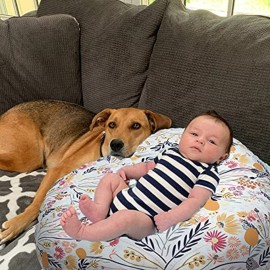 Original Newborn Lounger Cover - Garden Flowers