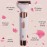 Rechargeable Eyebrow Trimmer & Facial Hair Removal for Women, 4 in 1 Eyebrow Razor and Face Hair Remover Painless Eyebrow Lips Body Face Razors for Women