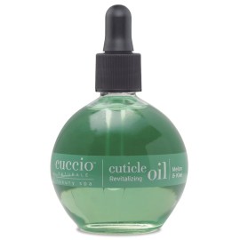 Cuccio Naturale Cuticle Oil - Hydrating Treatment with Melon & Kiwi for Dry Cuticles & Stronger Nails - Lightweight Formula, 2.5 oz