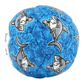 SWAX LAX Lacrosse Training Ball - Indoor Outdoor Practice Less Bounce & Rebounds (1 Shark)