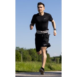 Fitgriff Running Belt for Men & Women - Secure Jogging Pouch for Phone, Keys & Essentials - For All Cell Phones (White, 24.5 - 35.5 Waist Size) Fitgriff Running Belt for Men & Women - Secure Jogging Pouch for Phone, Keys & Essentials - For All Cell Phones (White, 24.5 - 35.5 Waist Size)