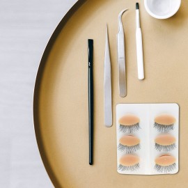 6 Pairs Replacement Eyelids For Mannequin Head Eyelids Realistic Eyelids Silicone Practice Eyelash Training Eyelids Removable Eyelids with Lashes for Lash Practice Eyelash Extensions 6 Pairs Replacement Eyelids For Mannequin Head Eyelids Realistic Eyelids Silicone Practice Eyelash Training Eyelids Removable Eyelids with Lashes for Lash Practice Eyelash Extensions