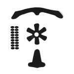 PAXLamb Foam Padding Kit 21PCS Head Protection Liner Inner Protective Pads Bicycle Replacement Pad Cushion Mat Set for Scooter Skateboard Bike Motorcycle Cycling Riding Sport Helmets