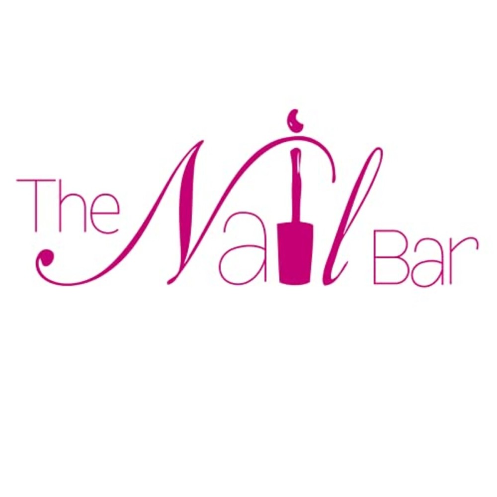 Removable Nail Bar Logo Wall Sticker - Manicure Design Vinyl Decal for Nail Art Salon, Beauty Room Wall Art, Home Nail Salon Decor 57x22cm