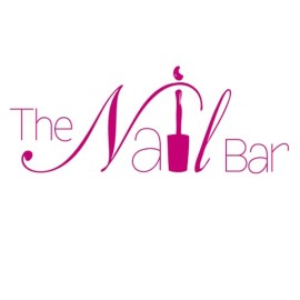 Removable Nail Bar Logo Wall Sticker - Manicure Design Vinyl Decal for Nail Art Salon, Beauty Room Wall Art, Home Nail Salon Decor 57x22cm