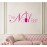Removable Nail Bar Logo Wall Sticker - Manicure Design Vinyl Decal for Nail Art Salon, Beauty Room Wall Art, Home Nail Salon Decor 57x22cm