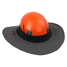 Climbing Helmet Sunshade, Safety Helmets Sunhat Protection Accessories Suit for Climbing, High-Altitude Worker, a Construction Worker, The Rescue Team (Gray)