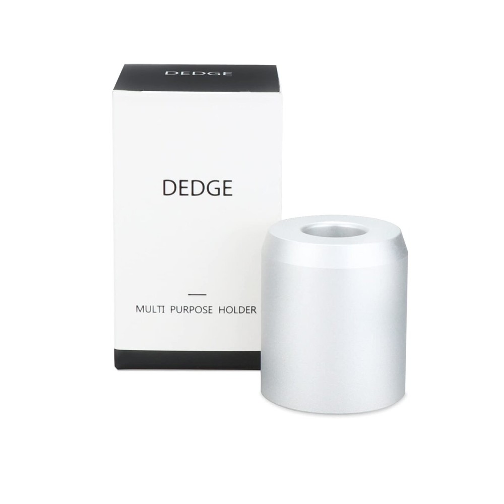 DEDGE Safety Razor Stand Matte Silver-Razor Holder Stand-Double Edge Safety Razor Stand-Shaver Holder for Bathroom Accessory-Opening Dimension is 1.7cm/0.67 DEDGE Safety Razor Stand Matte Silver-Razor Holder Stand-Double Edge Safety Razor Stand-Shaver Holder for Bathroom Accessory-Opening Dimension is 1.7cm/0.67