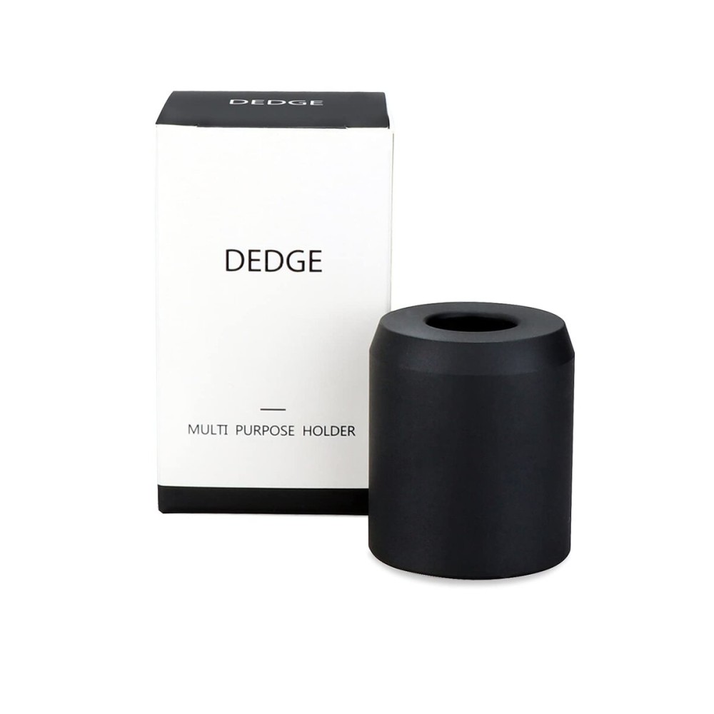 DEDGE Safety Razor Stand Matte Black-Double Edge Safety Razor Stand-Shaver Holder for Bathroom Accessory-Opening Dimension is 1.7cm/0.67