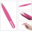 Amorux Eyebrow Tweezers For Women Facial Hair Professional hair removal Stainless Steel Tweezers for Ingrown Facial Hair, Splinter, and Daily Beauty (Black) (Pink)