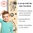Headwaters Studio Outer Space Growth Chart - Growth Chart for Wall Height Chart for Kids Height Growth for Kids Height Measurement Growth Kids Growth Chart Height Measurement Tool-Natural - 63 x 6.7