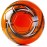 Western Star Soccer Ball Size 3 & Size 4 & Size 5 - Official Match Weight - 6 Designs - Youth & Adult Soccer Players - Attractive and Durable Design - Match Grade Soccer Ball (Amber Orange, 4)