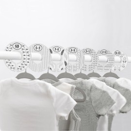 Baby Closet Size Dividers - 7X Boho Nursery Closet Dividers for Baby Clothes - Bohemian Nursery Decor - Baby Closet Dividers for Boy or Girl - [Boho]