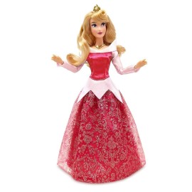 Disney Store Official Disney Princess Classic Doll (Aurora from Sleeping Beauty), 11 Inches, Includes Brush with Molded Details, Fully Posable Toy in Classic Outfit - Disney Princess Toys for Girls